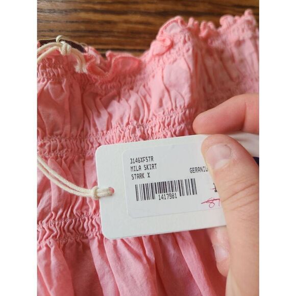 NWT STARK X Women's Mila Skirt in Geranium  Sz Large - Picture 3 of 5